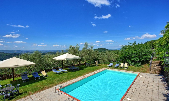 Greve in Chianti Apartment | Rustico - Apartment with swimming pool
