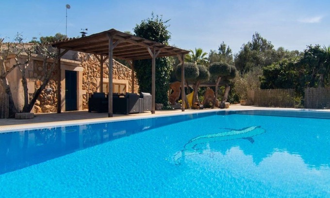 Campos Villa | Sa Costa, air conditioning, big private pool, WiFi free, 14 Km beach Es Trenc
