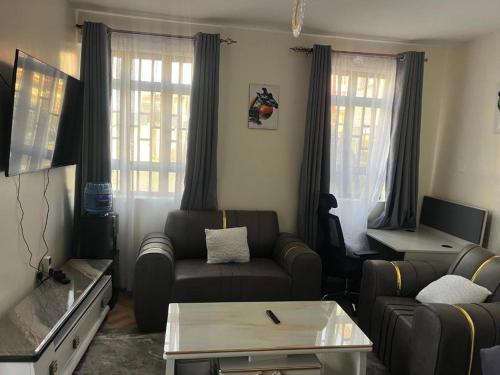 Eldoret House | Sahel Executive Studio apartment with separate kitchen and bathroom in another section from the main room for cheap accommodation in Elgon View near Eldoret sports club,Rapha Hospital, Naivas supermarket, rupha mall, and Eldoret International Airport