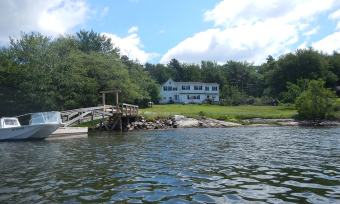 West Southport Other | Saltwater farmhouse on 2+ acres of waterfront with private dock