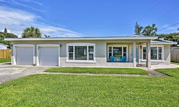 Sea Park Homes House | Satellite Beach Home with Fenced Yard - Walk to Beach