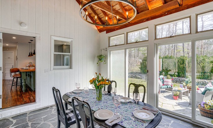 Mount Marion House | Saugerties Farmhouse: Sauna & Countryside Views