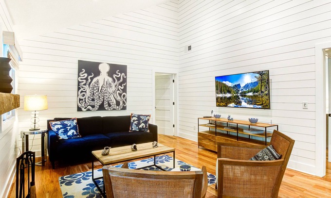 West Beach House | Scenic view cottage w/skylights & Free WiFi- across the street from the beach