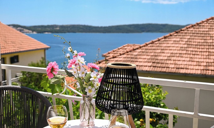 Trogir Apartment | SEA VIEW NEAR BEACH AND OLD CENTER OF TOWN