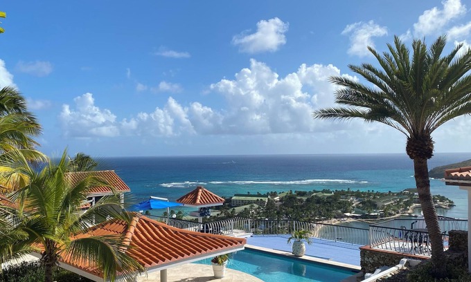 Mamora Bay Villa | Sea Views Villa & Guest House with 2 Private Pools. In a Private Club