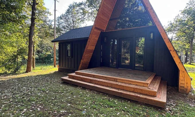 Guthrie Cabin | Secluded A-Frame Near Lazy E