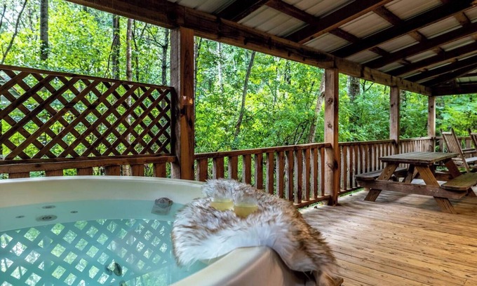 Townsend Cabin | Secluded Retreat with Hot Tub, Arcade Fun
