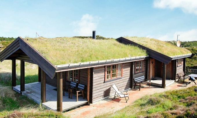 Grærup Strand House | Serene Holiday Home in Oksbol with Terrace