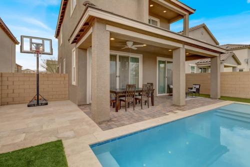 North Las Vegas House | Serenity Retreat: 3BR, Heated Pool, Parking