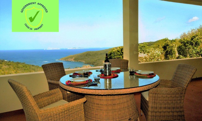 Spring Estate Villa | Serenity Villa - A modern 3 bedroom villa with a pool and amazing views