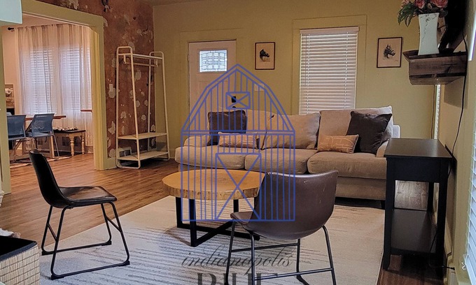 Meridian-Kessler Other | She's back! Indy's BlueBarn near Midtown! Entire house/Pets Allowed!