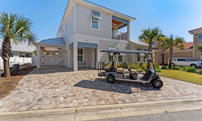 Emerald Waters Village House | Shore Beats Work - Stunning Beach House with Private Pool -6 Bed/5 Bath