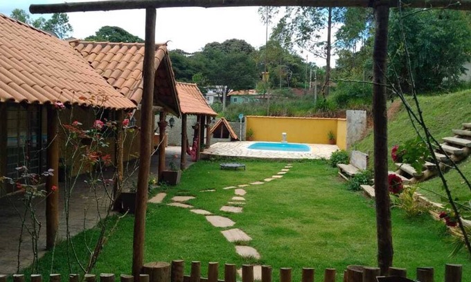 Sao Thome das Letras House | Sítio Vale do Guardião house with pool 15 minutes from the waterfalls