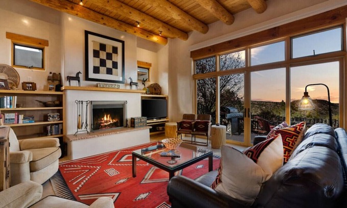 Tesuque Villa | Ski Discounts! Luxury Home, Pool, Sweeping Views