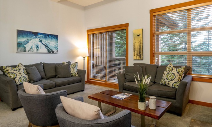 Upper Village House | Ski-In/Ski-Out | Mountain Views | Private Hot Tub | 2BR + Den | Managed by Aloha Whistler