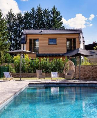 Nebrich House | SLAPY HOUSE - pool view