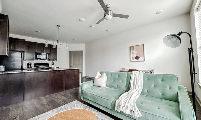 North Little Rock Apartment | Sleepover: Blissful 1BD/1BA + Gym - Little Rock