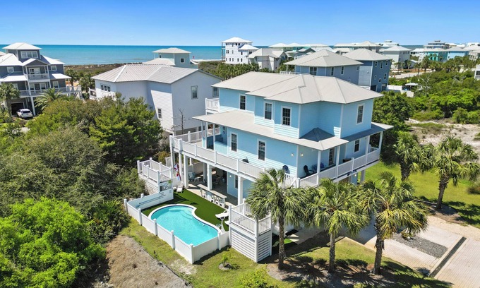 Seagrass House | Sleeps 15 | Pool | Gulf & Bay Views | Beach Access