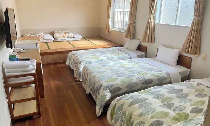 Nago Hotel | Smoking allowed JapaneseWestern room for groups/Nago Okinawa