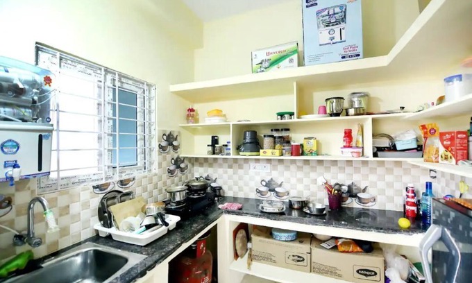 Begumpet Condo | SN201-Fully Furnished 1BHK AC,TV,300mbps@Suchitra