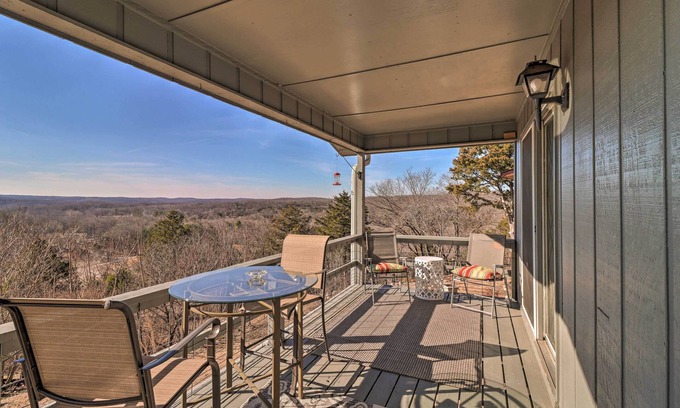 Hardy House | 'Soaring Heights' Mtn-View Cherokee Village Home