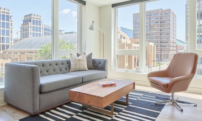 Downtown Minneapolis Apartment | Sonder at Sora | Extended Stay Two-Bedroom Apartment w/ Balcony