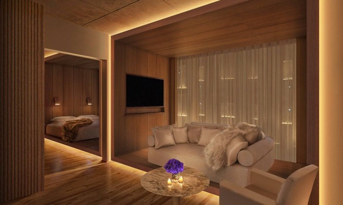 Bowery Hotel | Sophisticated High-Floor Suite with Sweeping Views of NYC, 2 Units