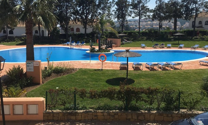 Castillo de Sabinillas Apartment | South facing 1st floor apartment over looking the pools, free wi-fi and sky tv
