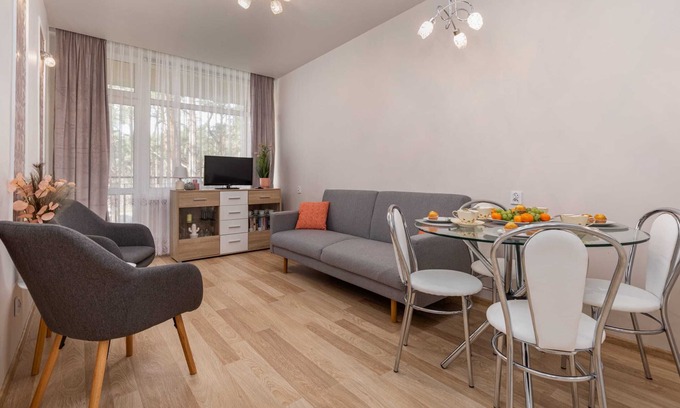 Lukecin Apartment | Spacerowa 6 Łukęcin | Tasteful Apartment | Balcony