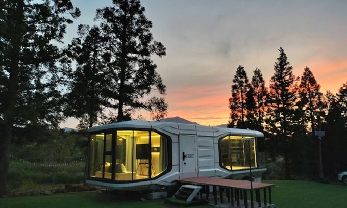 Yufu RV Rental | Spaceship SPACE VESSEL under construction Trial p/Yufu City Ōita