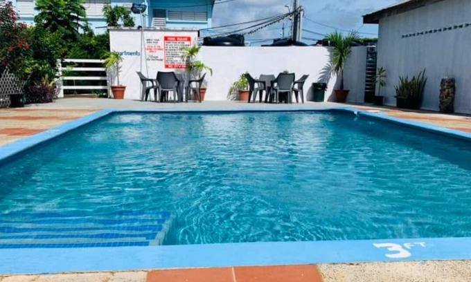 Bon Accord Village Apartment | Spacious 1-bedroom apartment in Crown Point,AC, hot, cold water, internet, pool,