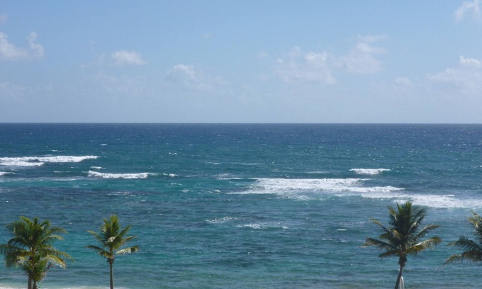 Oyster Pond Condo | Spacious 1800 Sq Ft Ocean View Condo