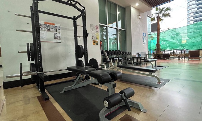 Ratchadaphisek Condo | Spacious 2-bedroom condo in welcoming Bangkok with WiFi, AC, fitness room