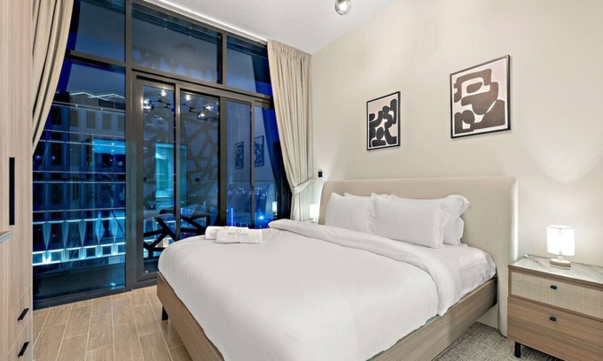 Masdar City Apartment | Spacious 3BR Eco Stay | Masdar City Abu Dhabi Near Airport & Yas Island