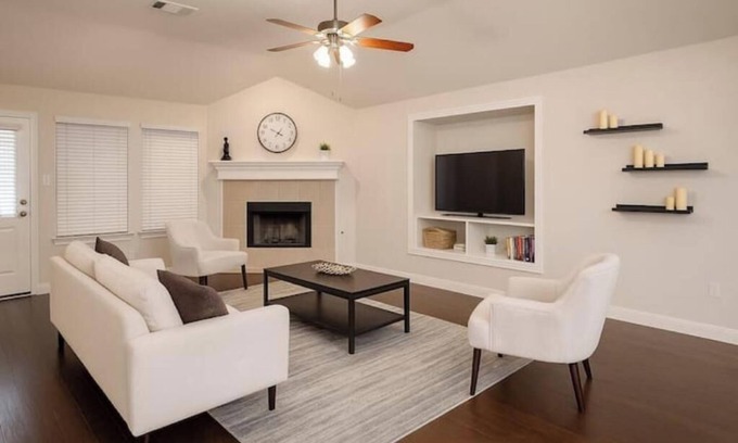 McKinney House | Spacious 3BR Home w/Game Room, Gym & Study