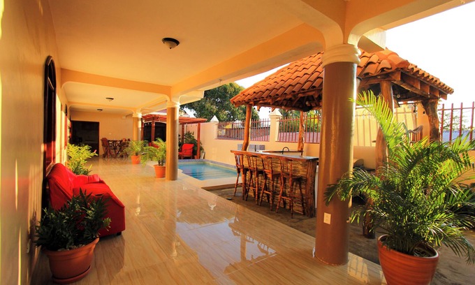 San Juan del Sur House | Spacious 5-bedroom house in vibrant San Juan del Sur; WiFi, AC, Pool, Sports bar