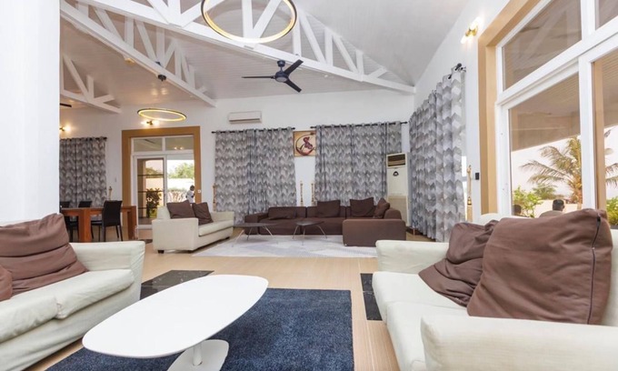 Victoria Borg House | Spacious 6-bedroom Beach house with pool at unique location