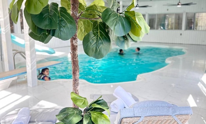 White Mills House | Spacious 8-bedroom house in lovely Honesdale with heated indoor Pool