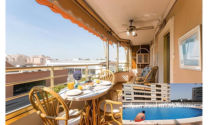 Santa Pola Apartment | Spacious apartment with swimming pool and 2 parking spaces FOR SEASONALS