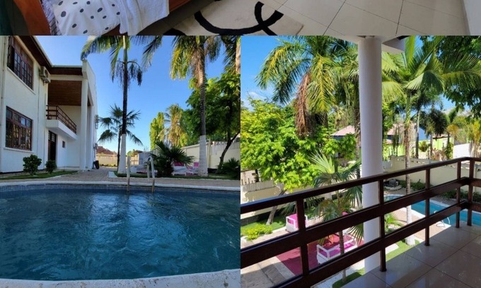 Mbezi Beach House | Spacious delight 8 bedrooms villa with swimming pool and fast wi-if