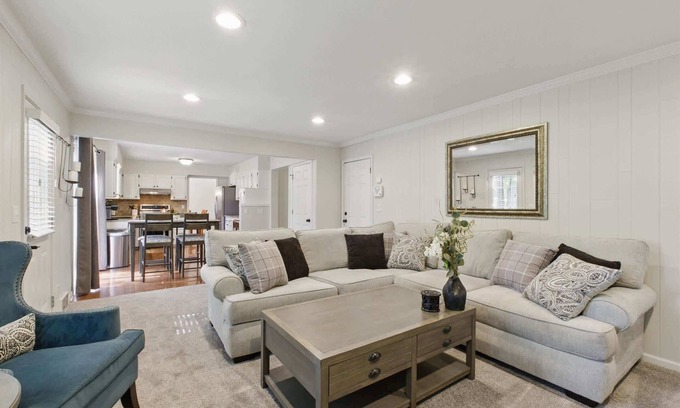 Overland Park House | Spacious Home in OP|Fenced Yard|King Beds+GameRoom