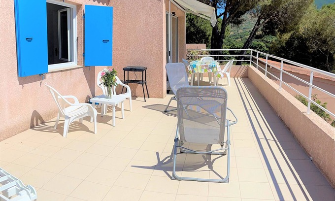 Residences du Golfe de Lava House | Spacious house with sea view - Large terrace - Golfe de Lava near Ajaccio