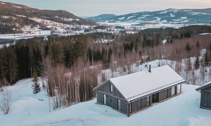 Krodsherad House | Spacious lodge with sauna, ski centre
