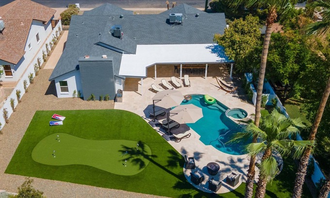 La Paz At Desert Springs House | Spacious Modern Pet Friendly Home with Private Heated Pool and Spa.