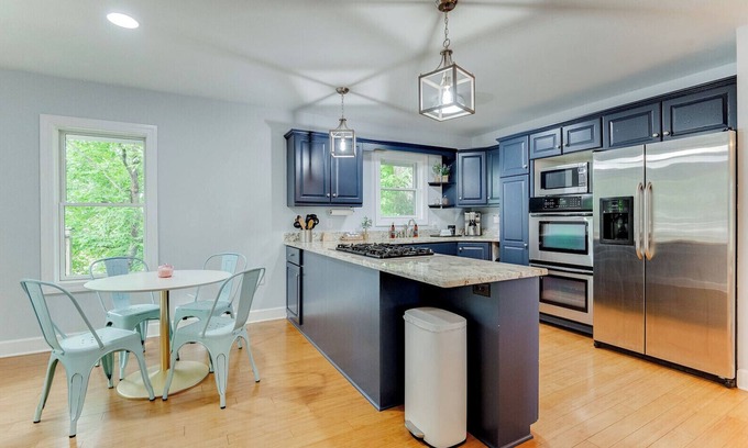 Excelsior House | Spacious Retreat: 3BR, Smart TVs, Deck w/Fire Pit & Grill, Near Attractions!