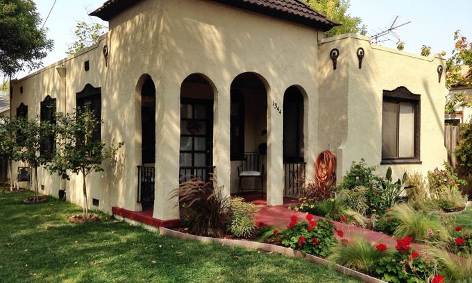 Napa House | Spanish Bungalow with Hot Tub! Close to downtown and easy access to Wine Country