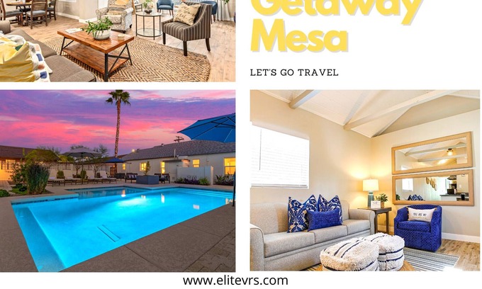 Mesa House | Spectacular Modern Oasis! Massive Heated Pool!