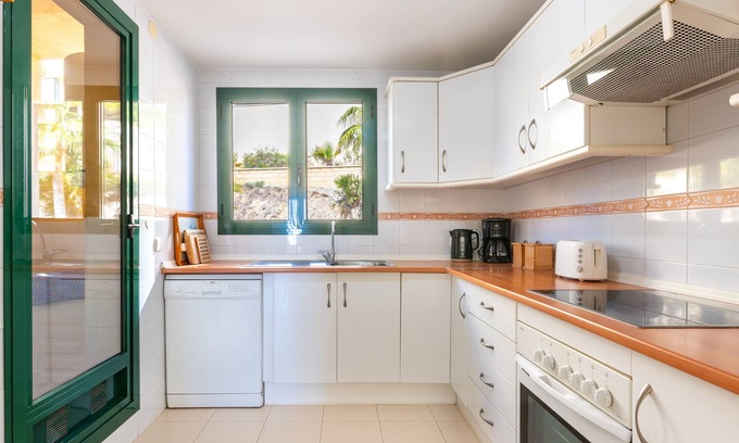 Torrequebrada Apartment | 'Spectacular View Apartment' with Sea View, Terrace, Shared Pool & Wi-Fi