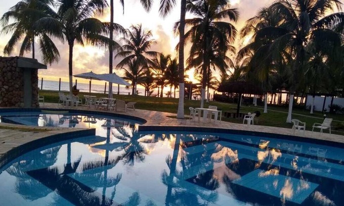 Olivenca Apartment | Spend your vacation in front of a private beach with lush recreation area