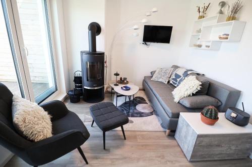 Tossens Apartment | Steernkieker- traumhafte Ferienwohnung mit zwei Dachterrassen
